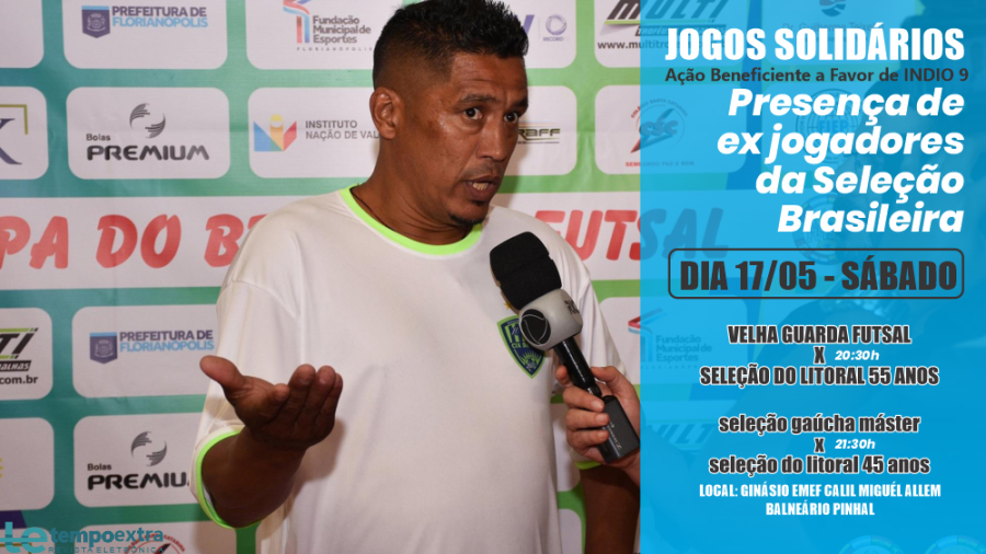 Futsal Solidário: Litoral Norte recebe jogos beneficentes em apoio ao ex-atleta Índio