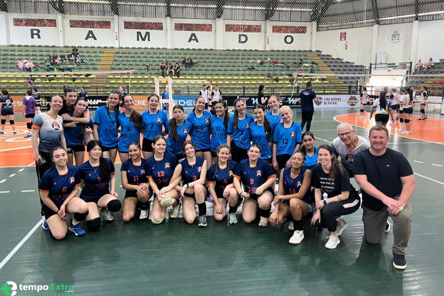 Perinão vibra com etapa do Circuito da Serra e voleibol lota as arquibancadas