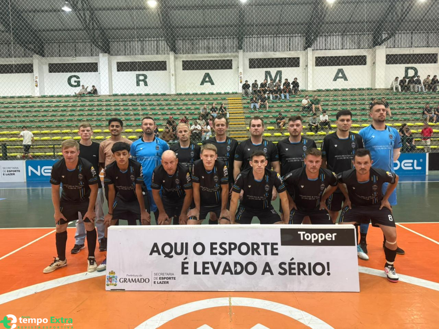 Empates equilibrados e goleadas marcam a 8ª rodada da 3ª Divisão de Futsal Topper de Gramado