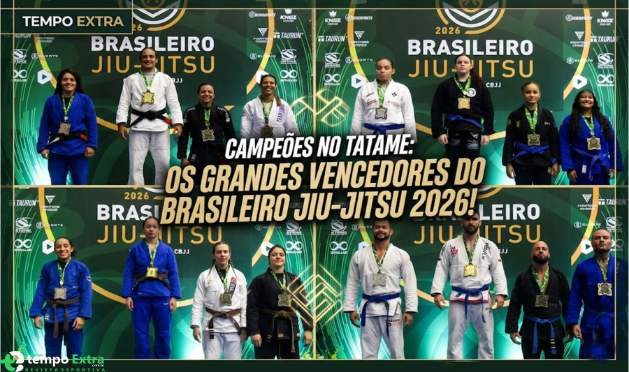 Equipe de Canela conquista 5 medalhas no Campeonato Brasileiro de Jiu-Jitsu 2026 em Barueri
