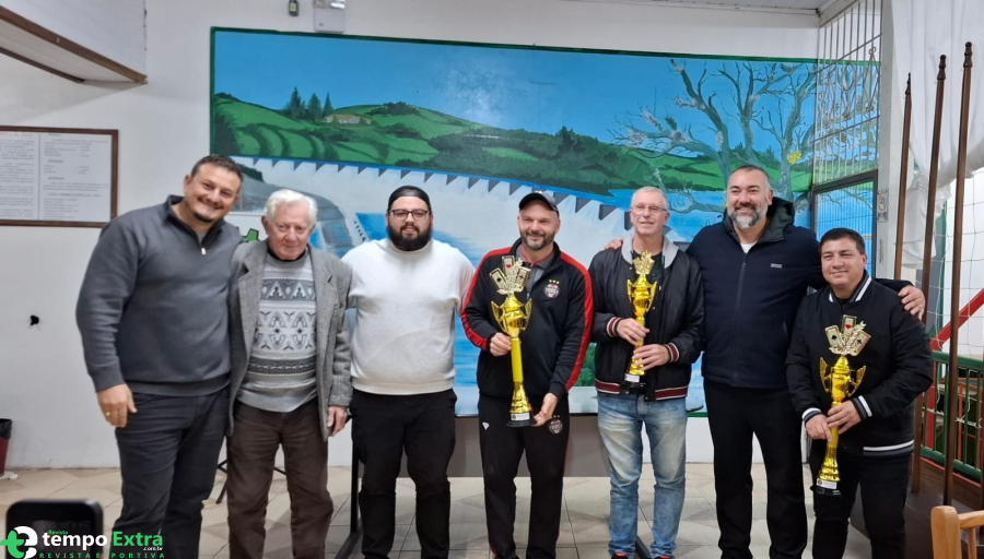Competição promovida pelo DMEL reuniu 34 duplas e foi encerrada após dois meses de disputas