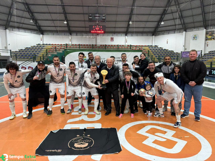 Panelão vence Associação Unidos e conquista o Campeonato Municipal de Futsal Veteranos de Gramado