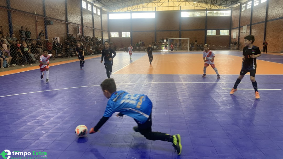 Futsal Canelense: categorias Sub-9 e Sub-13 movimentam rodada deste sábado